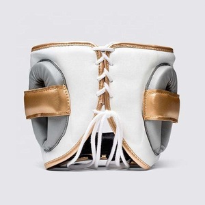 Casque de boxe professionnel intégral en cuir, rembourré, réglable, pour entraînement et sparring, protection de boxe - Product Image 6