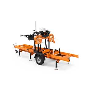 LX50SUPER Mobile Trailer Bandsaw Sawmill for On-Site <b>Log</b> Lumber and Timber <b>Cutting</b> - Product Image 1