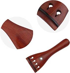 ชุดอุปกรณ์4/4ไวโอลินไม้ชิงชันพร้อมหางปลาที่วางคางชิ้นส่วนไวโอลิน - Product Image 6