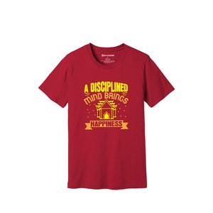 Camiseta de algodón 100% con estampado de temas de Buda, estilo informal, 12 opciones de color, 160-180, colocación de diseño personalizable GSM pesado - Product Image 1