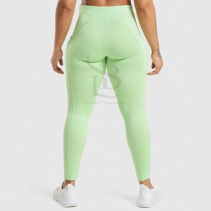 Spandex Material Made Skinny Fit Women <b>Leggings</b> With Low Moq / Premium Quality Plain Dyed Women <b>Leggings</b> Breathable OEM - Product Image 3