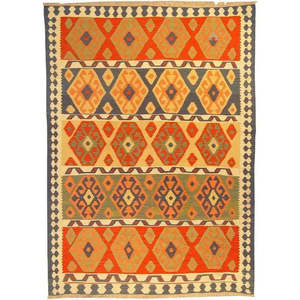 Ardabil Style Kilim Rug Traditional <b>Wool</b> Design Artisan <b>Crafted</b> Vintage Home Decor Area Rug Handwoven Carpet - Product Image 1