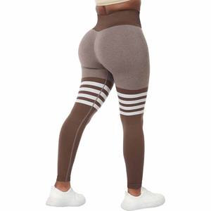 OEM de fábrica de las señoras Leggings foto de las mujeres hasta el tobillo Legging de yoga para las mujeres Levantamiento de glúteos Push up estilo Lulu Leggings Pantalones cortos - Product Image 2