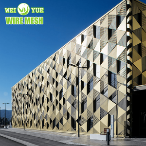 2mm dày trang trí lỗ tròn đục lỗ kim loại tấm 304 316 thép không gỉ Hàn dịch vụ hàng rào và lưới để bán - Product Image 1