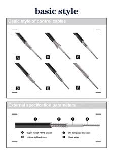 Kit d'assemblage de boîtier de câble Bowden personnalisé en gros, acier de haute qualité, prix des fabricants, câble de commande à poussée et traction, Chine - Product Image 3