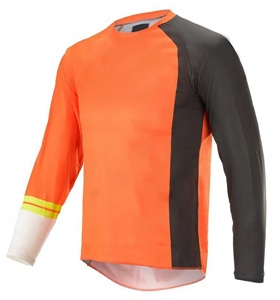 Maillot Moto Uni Logo Personnalisé Racing Sublimé Racing Pour Crew Shirt Impression Manches Longues Qualité 100% Polyester Séchage Rapide - Product Image 5