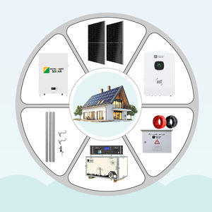 태양 광 발전 시스템 10KW 12KW 16KW 리튬 배터리 지붕 태양열 홈 시스템 가격 - Product Image 2