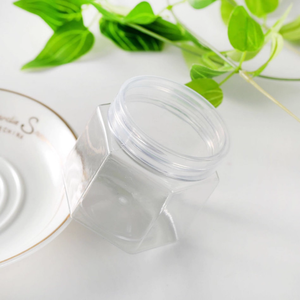 PET 130ml Small Jars Capacity Hexagonal Transparent Plastic Jars <b>for</b> Candy <b>Toys</b> and <b>Food</b> Storage in the <b>Kitchen</b> Made in Vietnam - Product Image 3