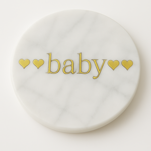 Marble Coaster with Summer <b>Time</b> Golden Lettering Perfect for Summer Themed Home Decor and <b>Gifts</b> - Product Image 3