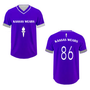 Maillot de baseball personnalisé par le fabricant, conception gratuite, broderie de logo, OEM ODM, maillot de baseball tendance par sublimation - Product Image 4