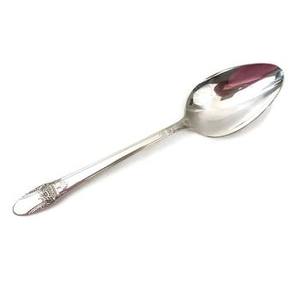 ช้อนเครื่องเงินด้ามมีดีไซน์ดอกไม้สำหรับงานแต่งงานจากอินเดียเหมาะสำหรับเครื่องครัวในบ้านชุดโต๊ะและช้อนเสิร์ฟข้าว - Product Image 2
