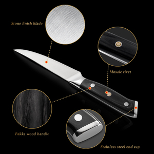 มีดเชฟเหล็กคาร์บอนแบบมีดด้ามไม้ทำจากเหล็กกล้าแบบญี่ปุ่นพรีเมี่ยม - Product Image 6