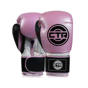 Guantes de Boxeo de Piel de Alta Calidad para Muay Thai y MMA con Logotipo y Colores Personalizados, para Uso Deportivo, en Stock - Product Image 1