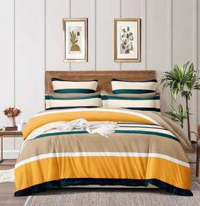 Stylish Quality Cotton 3 PCS Bedsheet Set Solid Floral Print Classic Style <b>Comfortable</b> and Great for Gifting - Product Image 3