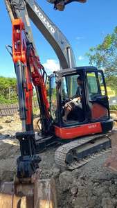 Compre una Miniexcavadora Kubota de 5 Toneladas en Buen Estado, Modelo Chenille Kubota Kx U57-4, en Venta a Precios de Mayoreo, Entrega Rápida y Calidad Premium - Product Image 3