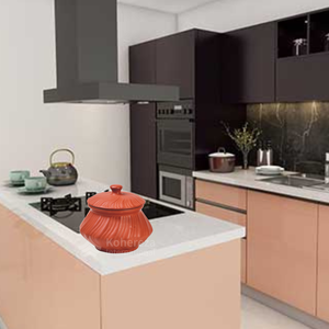 ชุดมงกุฎดินเผาทำมือเครื่องปั้นดินเผาแบบดั้งเดิมและหม้อสต็อกสำหรับรสชาติที่แท้จริง - Product Image 3