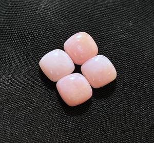 ธรรมชาติสีชมพูโอปอล Cabochon Lot เบาะแบนกลับหลวมอัญมณีน้ําหนัก 15.25Ct ขนาด 10 มม.สีชมพูโอปอลสําหรับเครื่องประดับทํา - Product Image 3