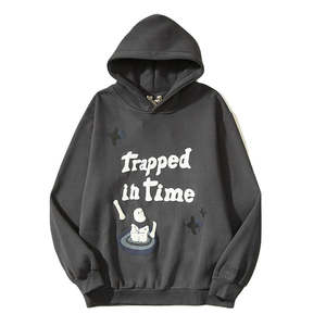 เสื้อฮู้ดดี้บุซับในสำหรับผู้ชาย 400gsm ผ้าฝ้าย 100% ทรงโอเวอร์ไซส์ สำหรับงานถักตัวอักษร  แบบหนาพิเศษสำหรับฤดูใบไม้ร่วง สั่งทำได้ - Product Image 1