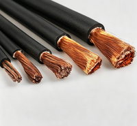 Cable de Soldadura Huaqi de Alta Flexibilidad YH 16, Núcleo 100% Cobre, Revestimiento de Goma Resistente a las Llamas para Soldadura Industrial