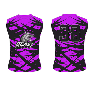 Créez votre propre drapeau 7v7 uniformes de Football maillot de Compression entièrement sublimé pour jeunes - Product Image 4