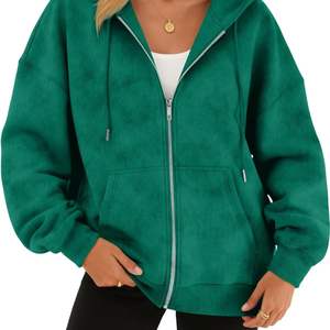 Sudadera con Capucha para Mujer, Personalizada, al por Mayor, para Uso en Exteriores, la Más Vendida, con Cierre, Material Suave, Estilo Casual y Moderno - Product Image 1