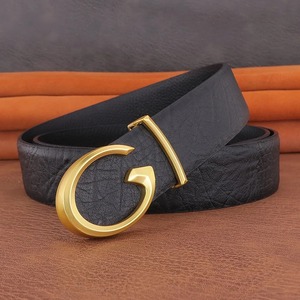 Diseñador Young Jeans Café Genuino Cuero de vaca Cinturón Casual Moda Suave para hebilla Alta calidad Lujo Marca famosa - Product Image 2