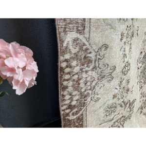 Tapis turc 2,8x9,3 pi (86x282 cm), tapis oriental vintage brun - Product Image 4