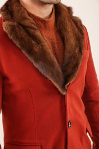 Veste d'hiver de qualité supérieure pour homme, en tissu enduit noir, avec col montant, service OEM et logo personnalisé - Product Image 6