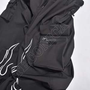 Super Ski Baggy Style Isolé Imperméable Jambe Large Lâche Streetwear High Street Cargo Pantalon de Neige Tissu Imperméable Hommes Pantalon - Product Image 5