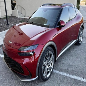 ¡Oferta Imperdible! Ge - ne - sis GV 60 Performance 2023 Súper Limpio, 483 Caballos de Fuerza con Modo Boost, Doble Motor, Tracción en las Cuatro Ruedas, SUV Rojo de Lujo - Product Image 1