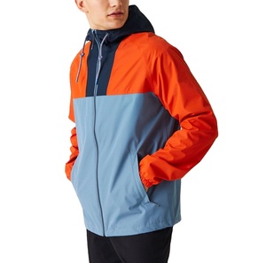 Chaqueta Cortavientos de Bloques de Color para Hombre al por Mayor, Chaqueta Ligera de Nylon con Cremallera, Chaqueta Anorak Cortavientos - Product Image 5