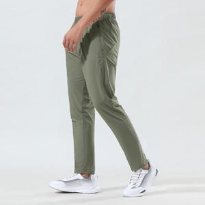 Customization High Quality Canvas Breathable Eco-Friendly Quick Dry Unisex Athletic Gym Running Sports Pants Elastic <b>Trousers</b> - Product Image 2