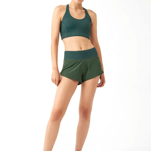 Precios al por mayor, ropa de verano, moda informal para mujer, pantalones cortos personalizados con logotipo bordado, recién llegados, pantalones cortos para mujer - Product Image 5