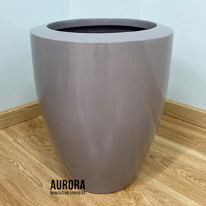 Jardinière en fibre de verre personnalisée, design écologique, finition peinte, trou de drainage, pour la décoration de jardin et de maison – Meilleures ventes - Product Image 6