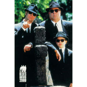 Tarjeta Postal A5 de los Blues Brothers, Impresión Digital, Estilo Musical, OEM/ODM, Tamaño A4 para Decoraciones Navideñas e Iluminación - Product Image 1