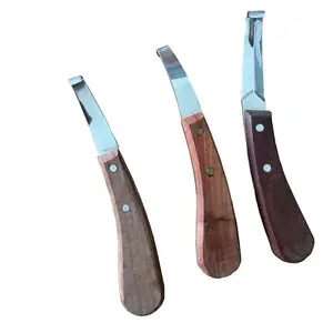 Professional High Quality Stainless Steel Extra Sharp Cutting Edge Regular Double Side Veterinary Hoof Knife