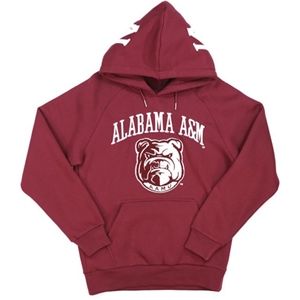 Alabama A & M University Bulldog Sudadera con capucha Elegante AAMU Diseño gráfico 1875 Heritage Woven Bordado Anti-Shrink Forrado Sólido - Product Image 1