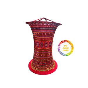 Lanterne décorative Hoi An faite à la main au Vietnam lampe pliante en soie pour éclairage de fête de mariage de jardin d'événement de festival - Product Image 4