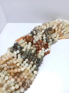 Round <b>Beads</b> String Highly Polished Healing 15" 1 Loose Natural Gemstone <b>Beads</b> Jewelry Making For Gift - Product Image 4