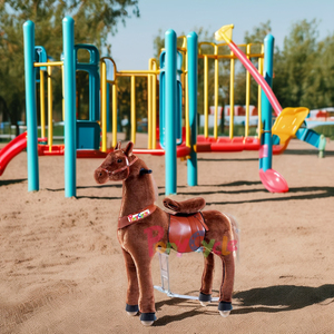 Taman Hiburan PonyCycle, Hewan Boneka Anak-Anak, Skuter Kuda Besar - Product Image 6