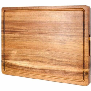 Planche à découper Blocs à découper Bloc de boucher Grand bambou avec plateaux Dessine le bois Quantité Temps Pièce de plomb Emballage Environnemental - Product Image 3