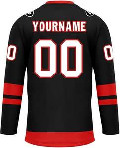 Fabricant OEM, maillot de hockey haute performance, tissu léger et durable, maillot de hockey sur glace personnalisé pour les jeunes et les adultes - Product Image 4