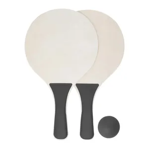 Raquettes de beach tennis en bois Mistra avec personnalisation - Product Image 2