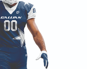 Diseño personalizado 100% poliéster transpirable tela de manga corta uniformes de fútbol americano Teamwear Jersey conjuntos para sublimación - Product Image 4