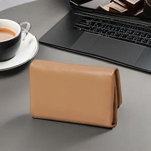 Cartera de cuero de gran capacidad directa para mujer, diseño de bordado elegante, forro de PU de lujo, logotipo personalizable - Product Image 2