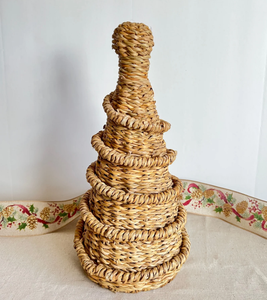 2025 Best Seller Seagrass árbol de Navidad de mimbre Natural para decoración de Navidad personalizado hecho en Vietnam - Product Image 4