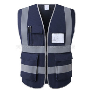 Nhà Máy Bán Buôn New Phong Cách Xây Dựng Hi VIS Vest Biểu Tượng Tùy Chỉnh Thiết Kế Băng Phản Quang An Toàn Vest - Product Image 1