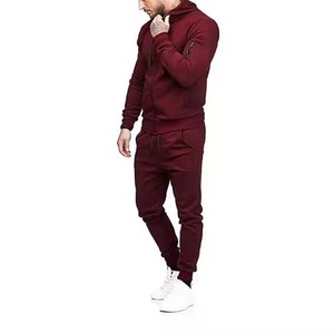 Chándal con cremallera para hombre, chaqueta con capucha y pantalones de chándal, conjunto de 2 piezas, moda de primavera y otoño, ropa deportiva informal transpirable de secado rápido para hombre - Product Image 2