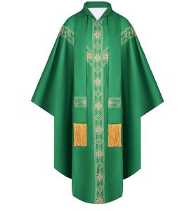 Vente en gros prix d'usine de vêtements pour hommes robe longue brodée avec motifs imprimés - Product Image 1