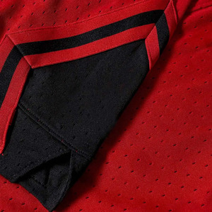 Shorts de basket-ball pour hommes en maille polyester de haute qualité, coupe décontractée, dernière tendance hip-hop, vente en gros, personnalisables, séchage rapide - Product Image 5